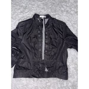 Studio JPR Women’s Sz. M Black Button Front Shorter Style Jacket. Vintage